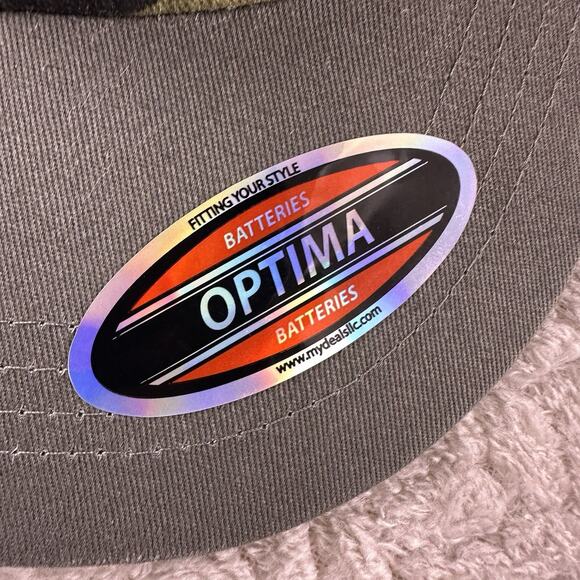 Optima Battery’s Adult Size Stretche Fitted Size L-XL Camo Cap Hat - Picture 8 of 11